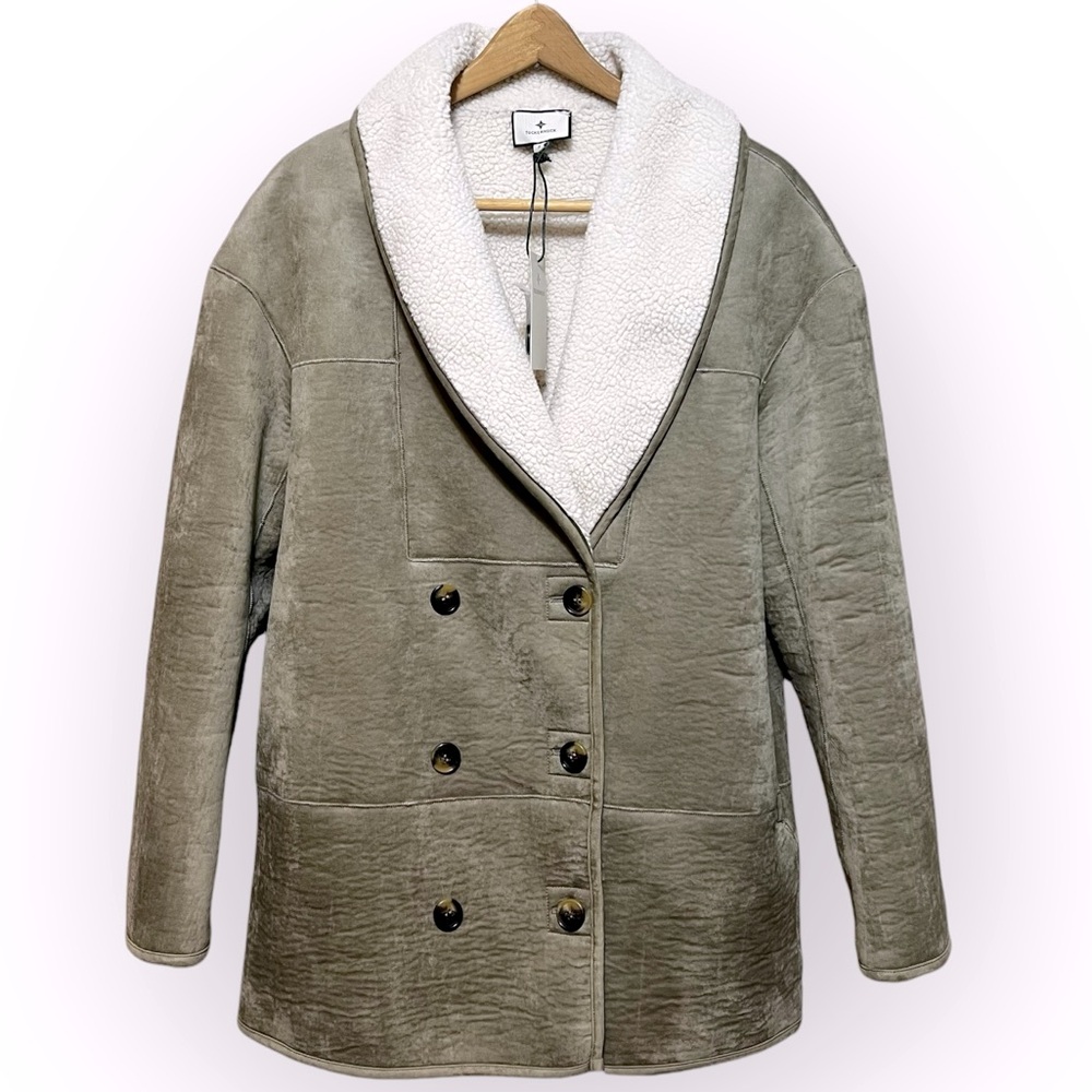 NWT Tuckernuck French Grey Suede Thayer Coat - Picture 3 of 15